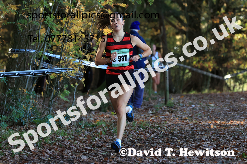 Senior Womens 2025 National Cross Country Relays, Berry Hill Park, Mansfield. Photo: David T. Hewitson/Sports for All Pics